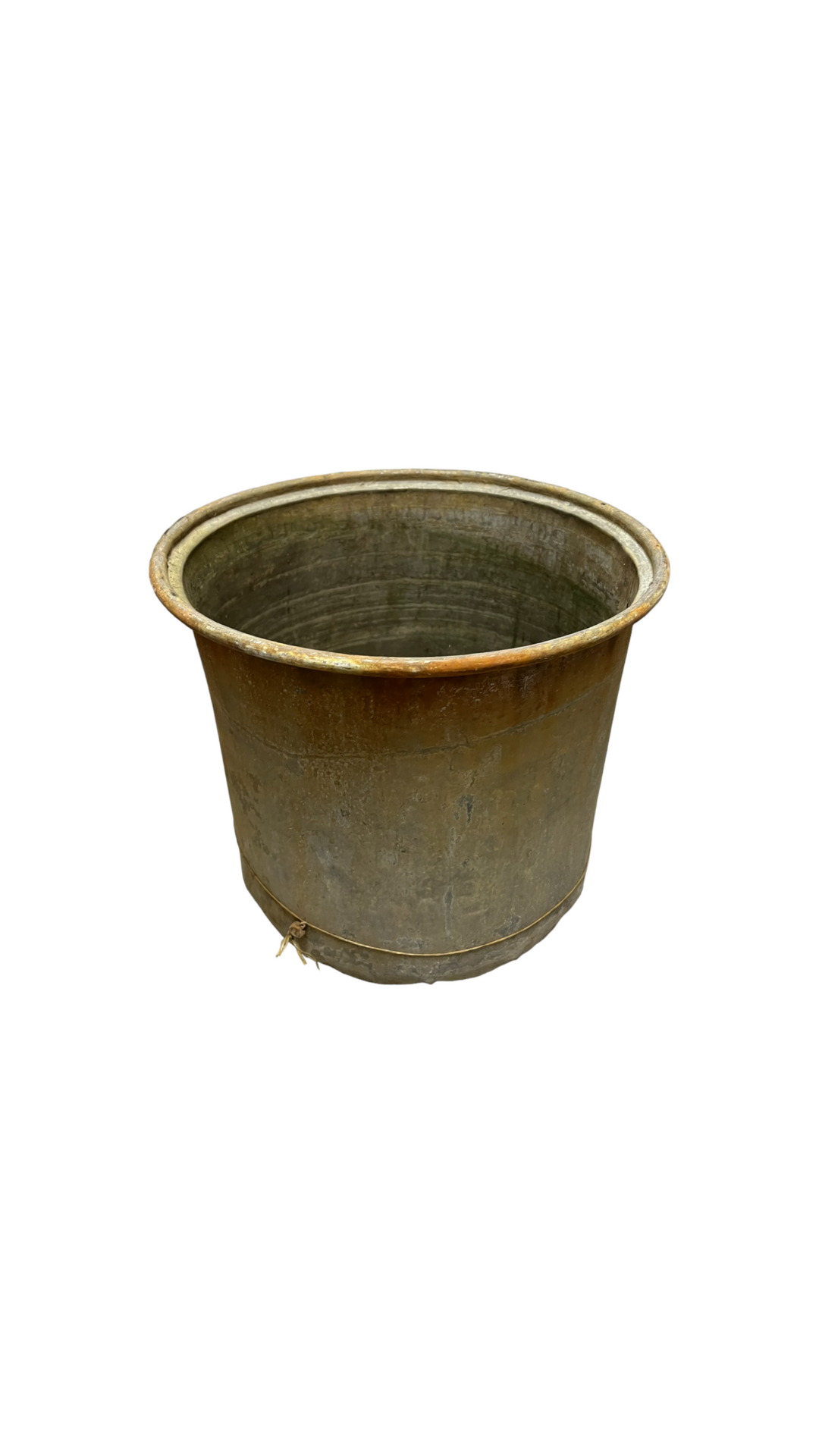 Antique copper kettle