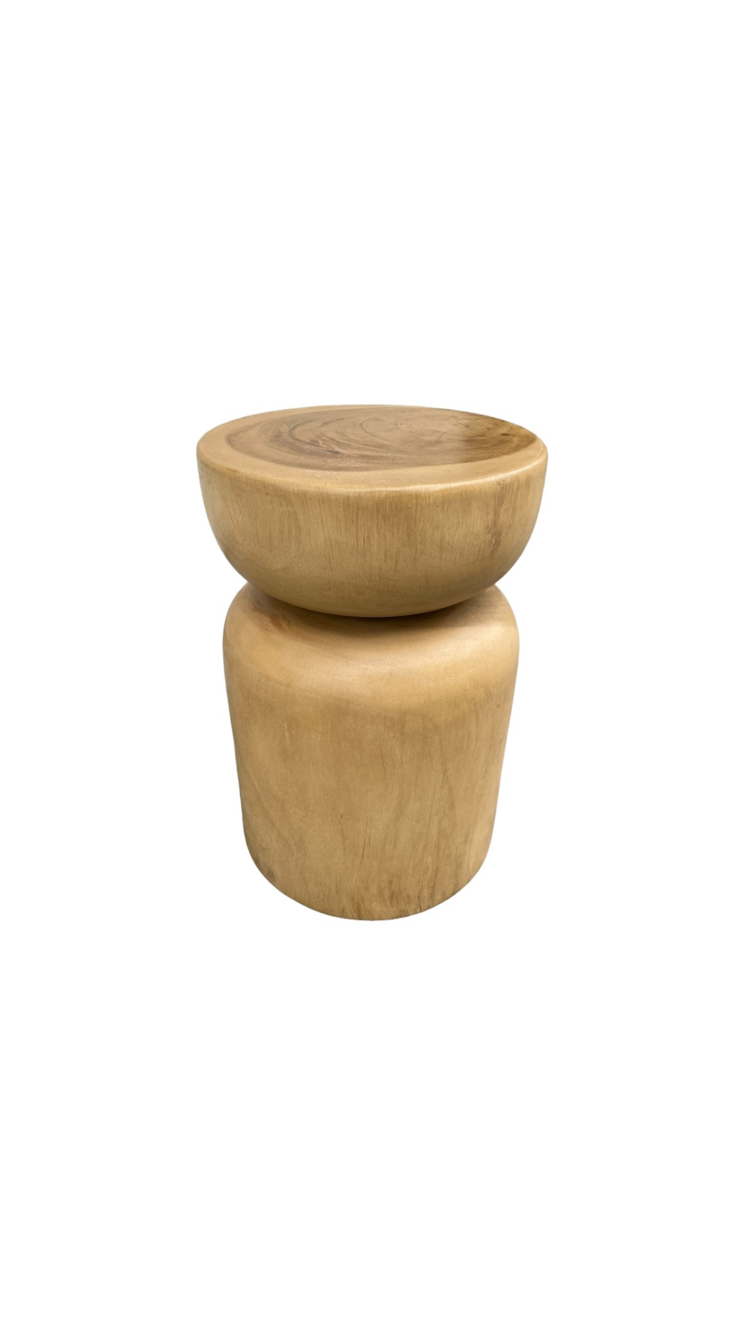 Holzpouf "Soler", Beistelltisch