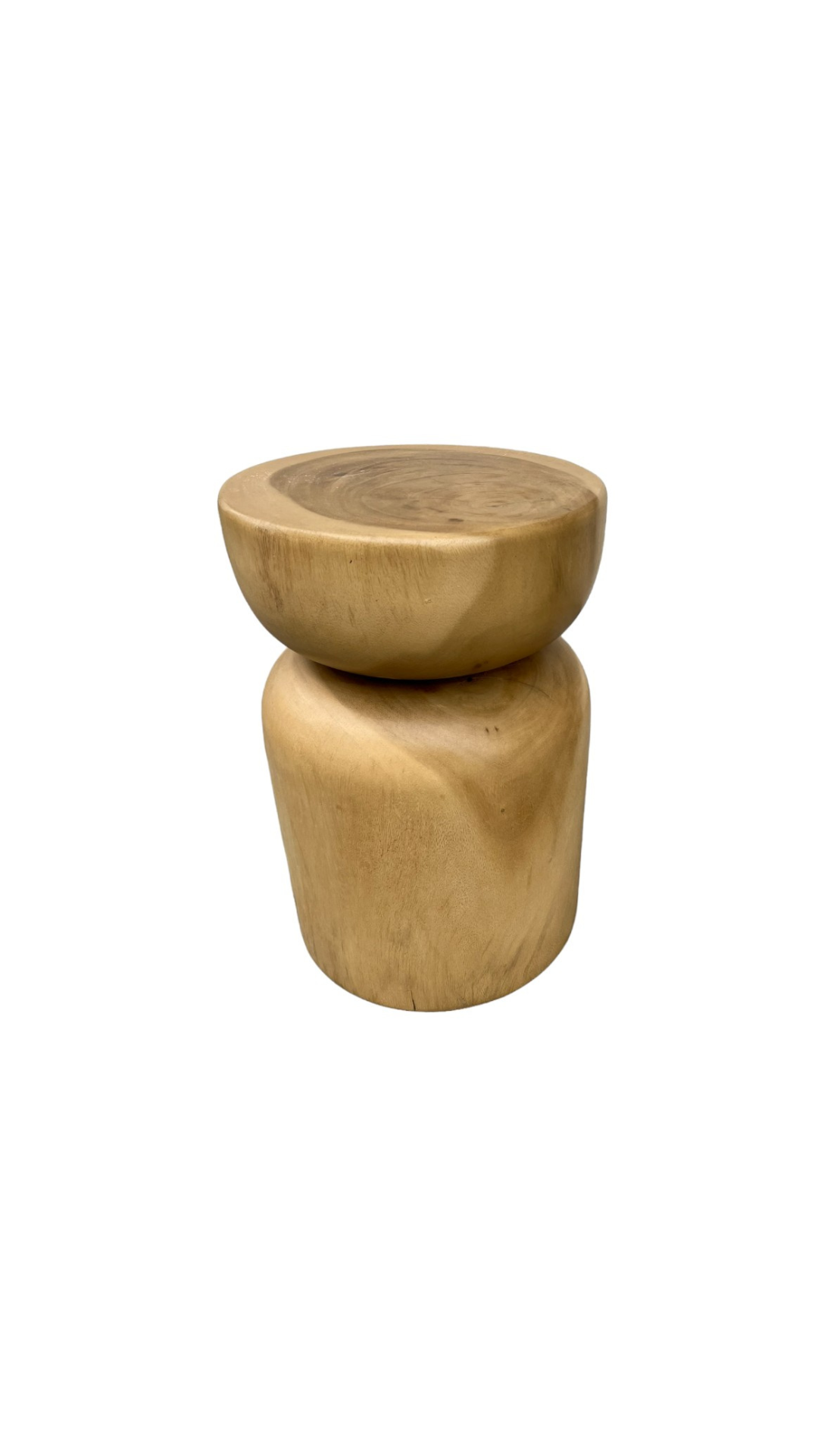 Holzpouf "Soler", Beistelltisch