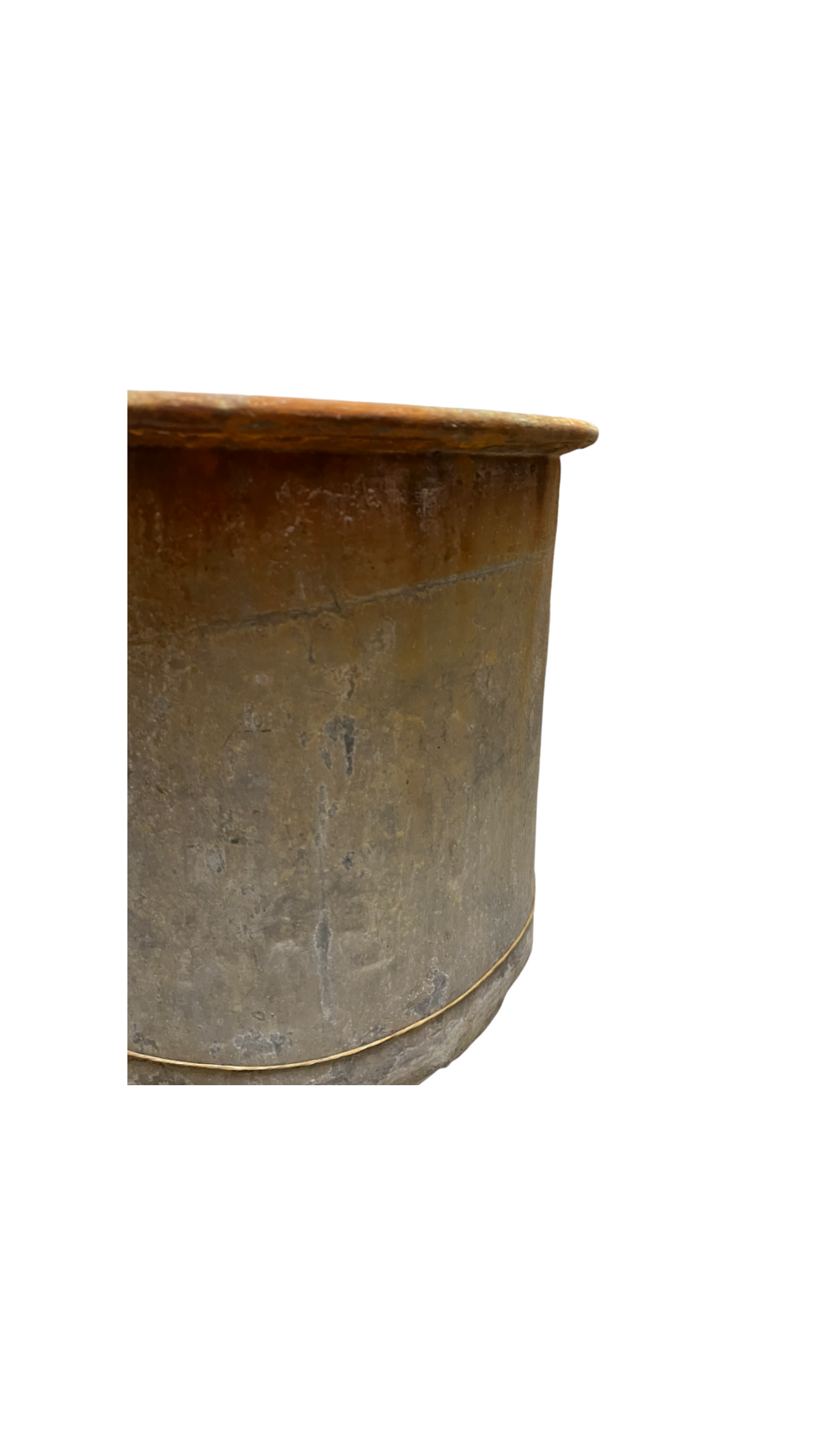 Antique copper kettle