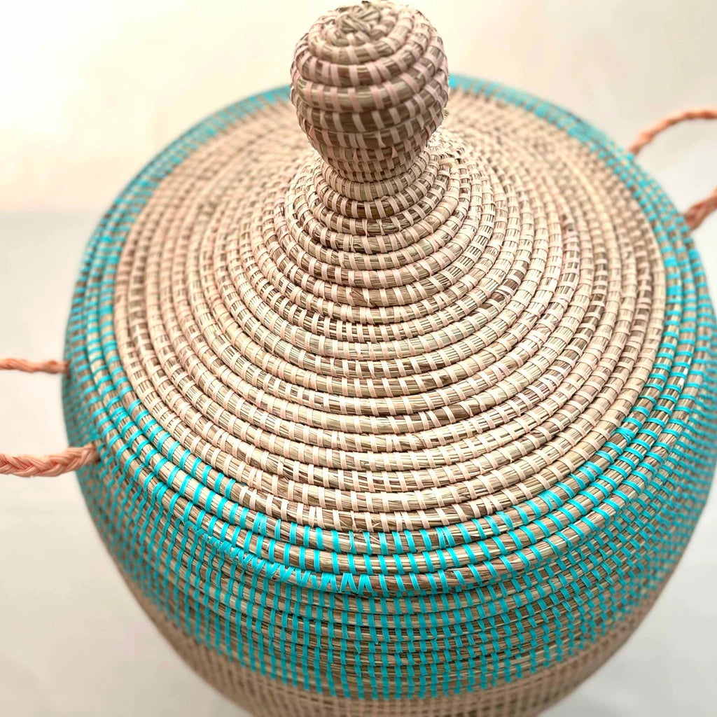 Seegraskorb "Blau"