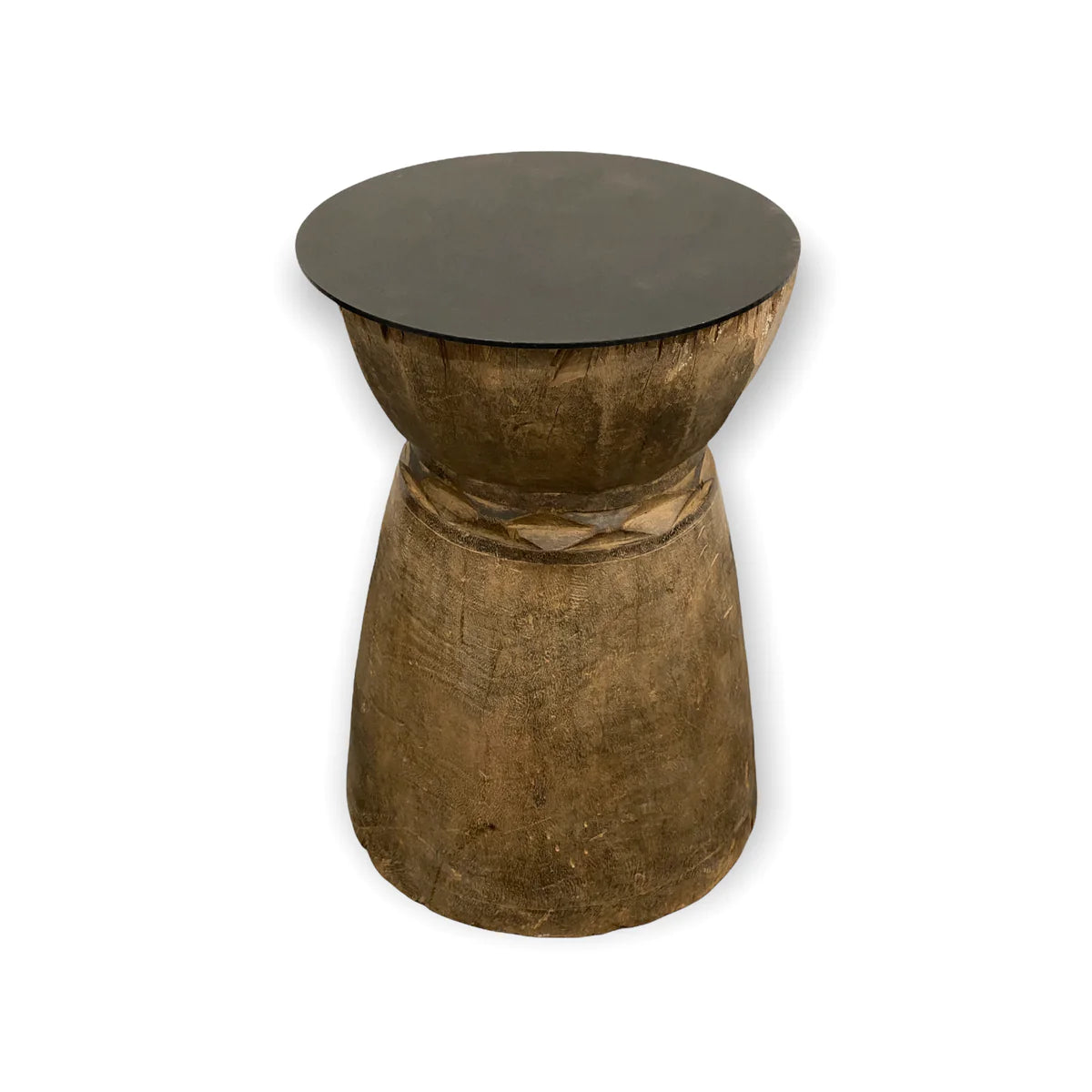 African Grain Stomper "Steel", Beistelltisch