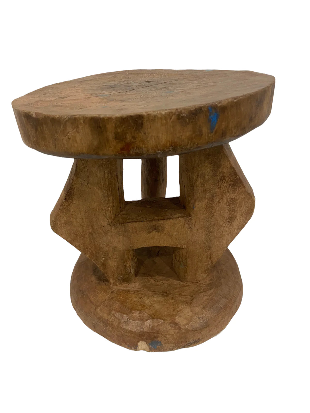 Hocker "Tonga" - handgeschnitzt