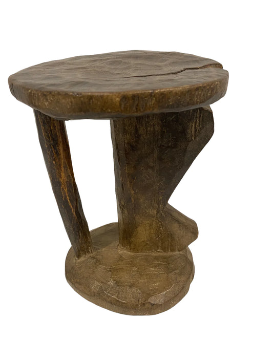 Hocker "Tonga" - handgeschnitzt