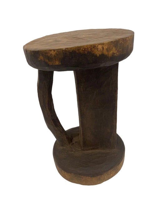 Hocker "Tonga" - handgeschnitzt