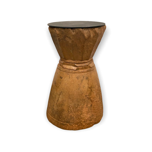 African Grain Stomper "Steel", Beistelltisch