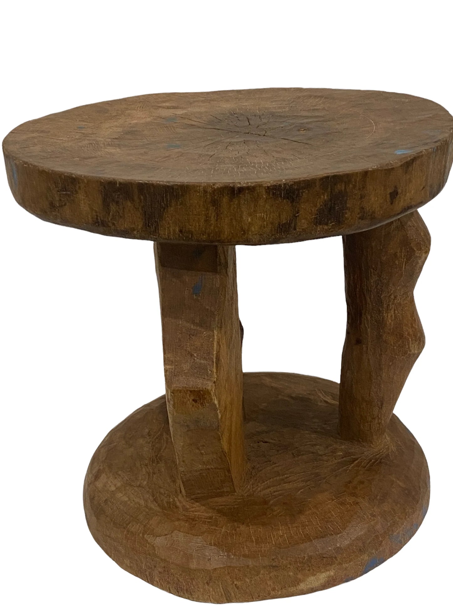 Hocker "Tonga" - handgeschnitzt