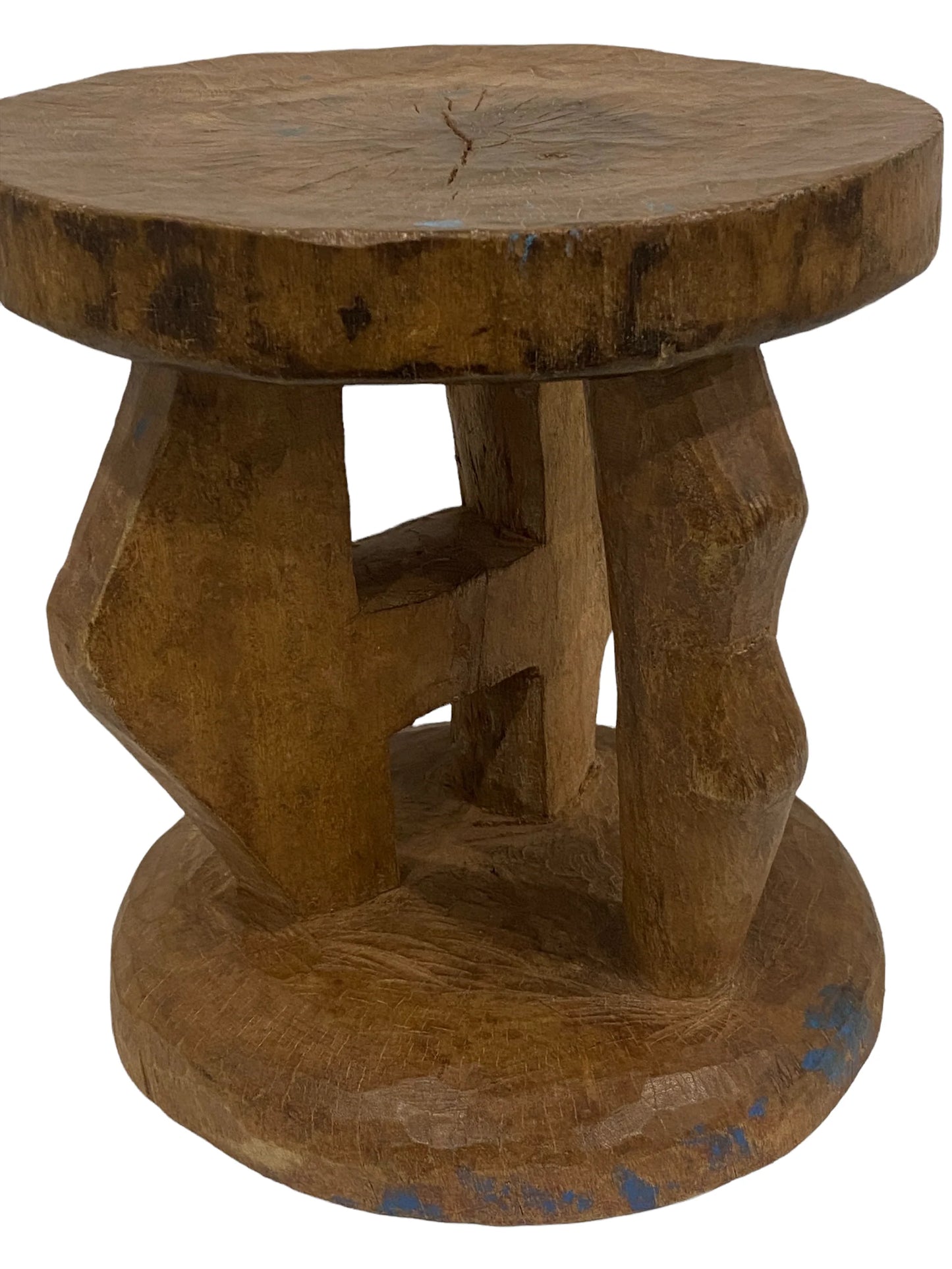 Hocker "Tonga" - handgeschnitzt