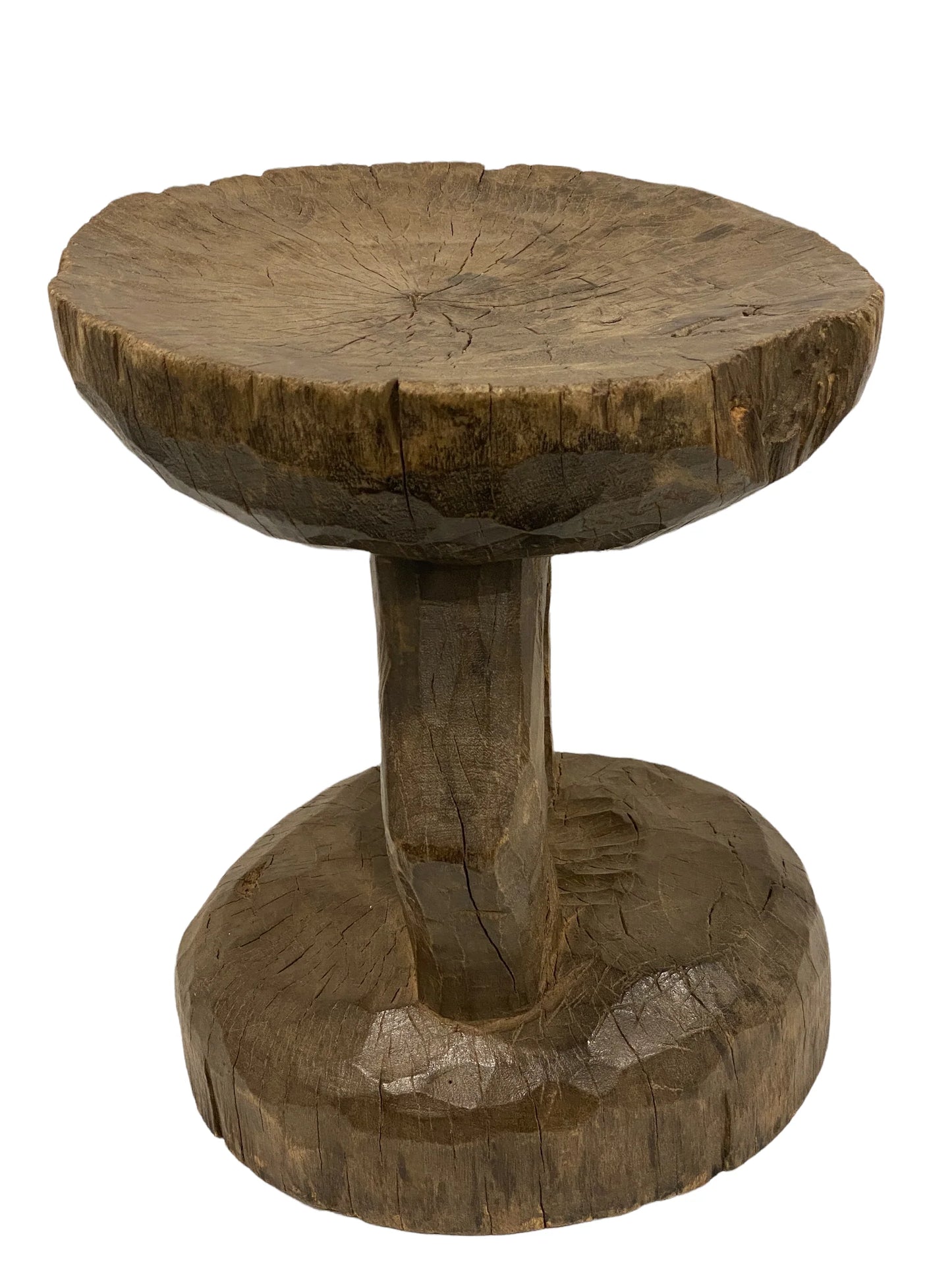 Hocker "Tonga" - handgeschnitzt