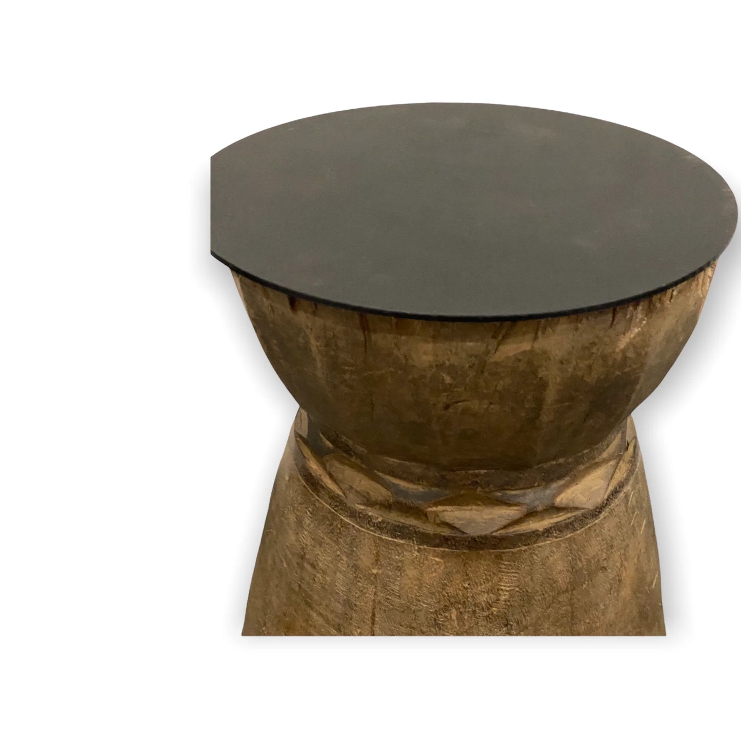 African Grain Stomper "Steel", Beistelltisch