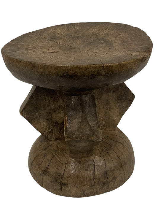 Hocker "Tonga" - handgeschnitzt