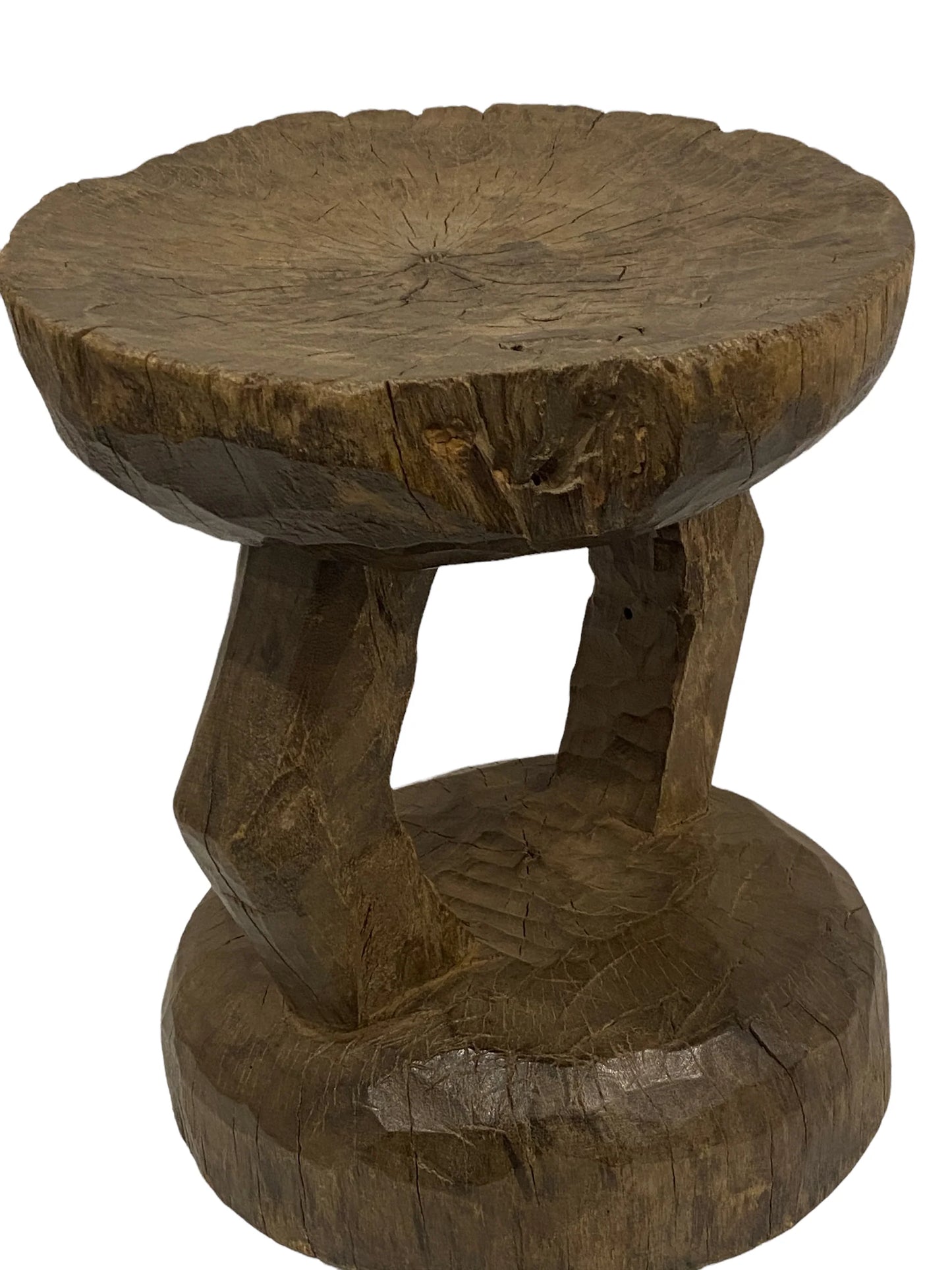 Hocker "Tonga" - handgeschnitzt
