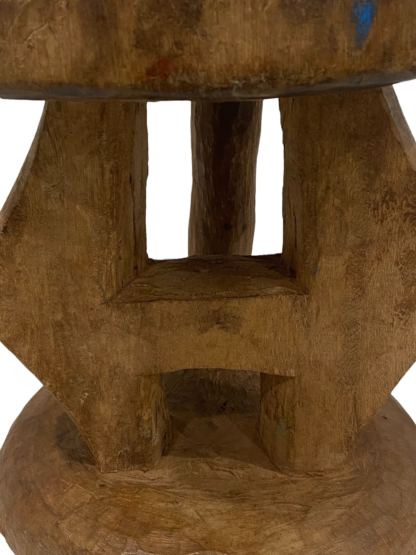 Hocker "Tonga" - handgeschnitzt