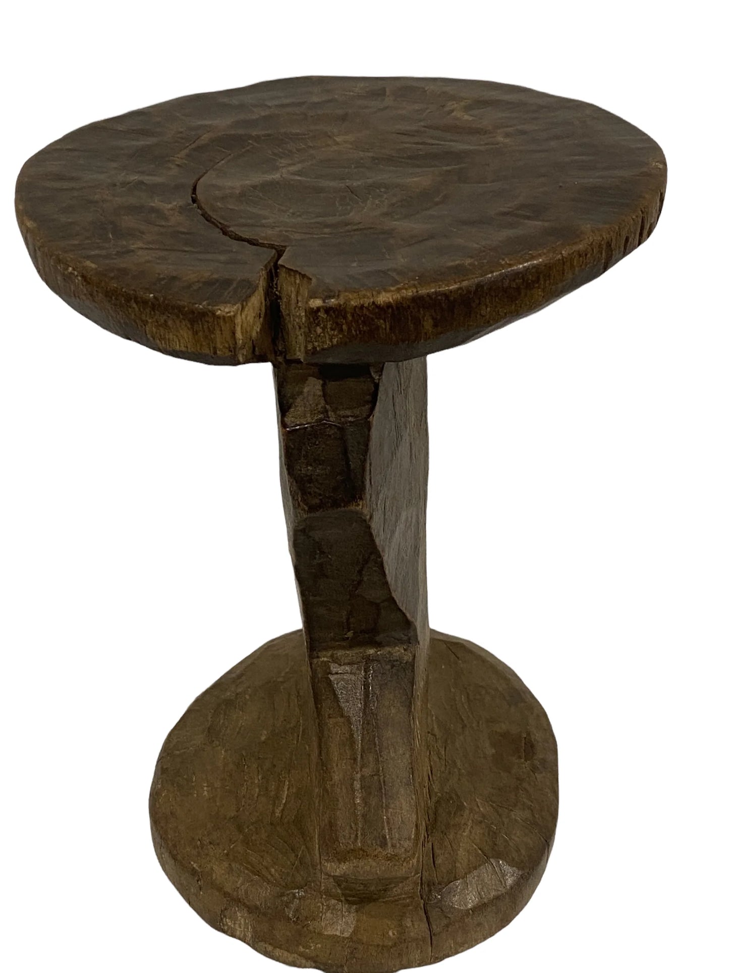 Hocker "Tonga" - handgeschnitzt