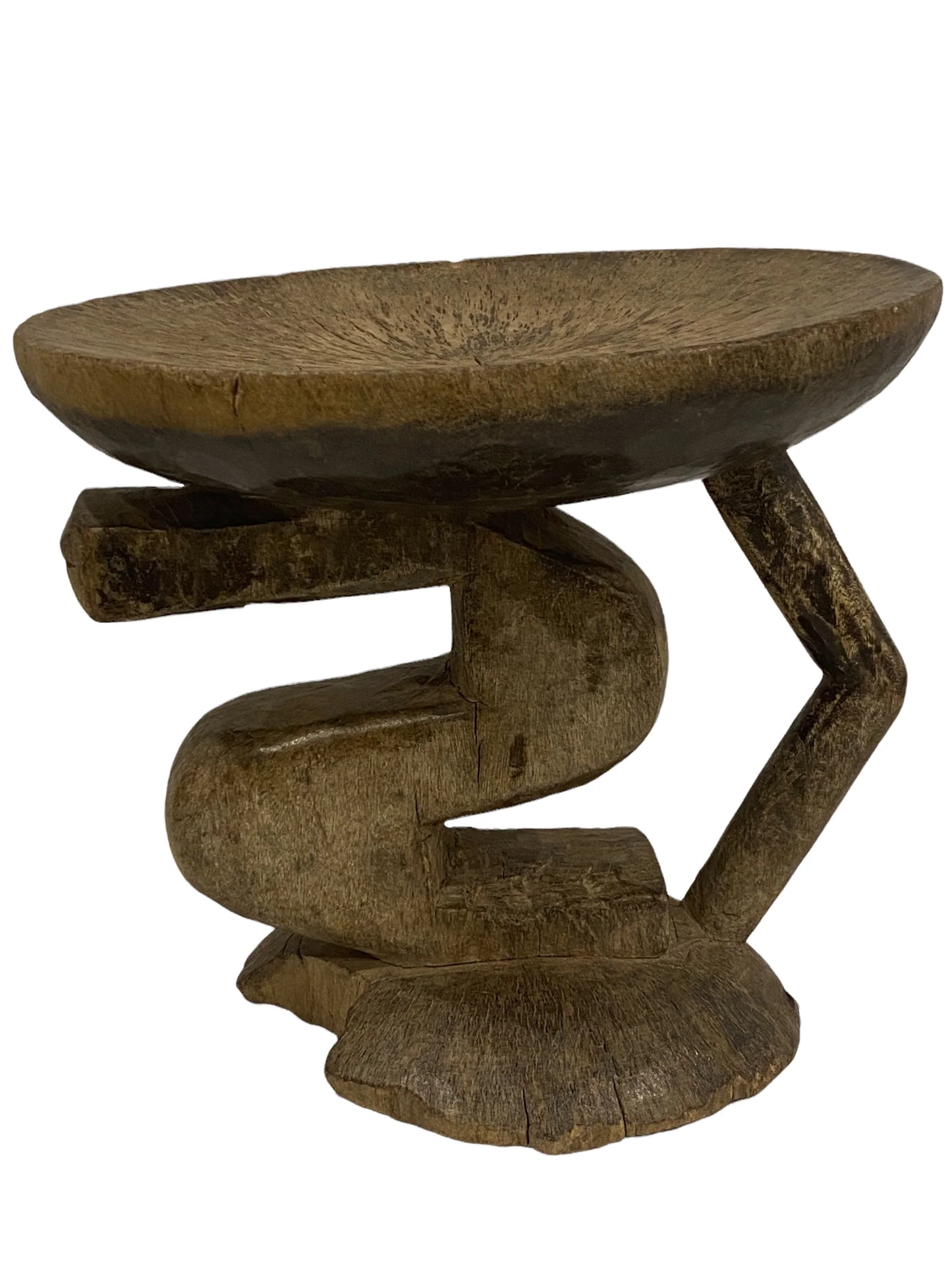 Hocker "Tonga" - handgeschnitzt