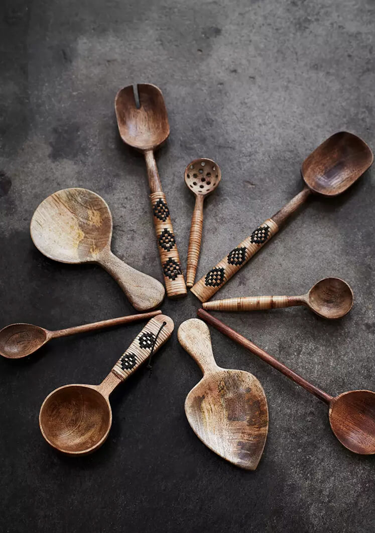 Holzservierlöffel Set "Casa Mango"
