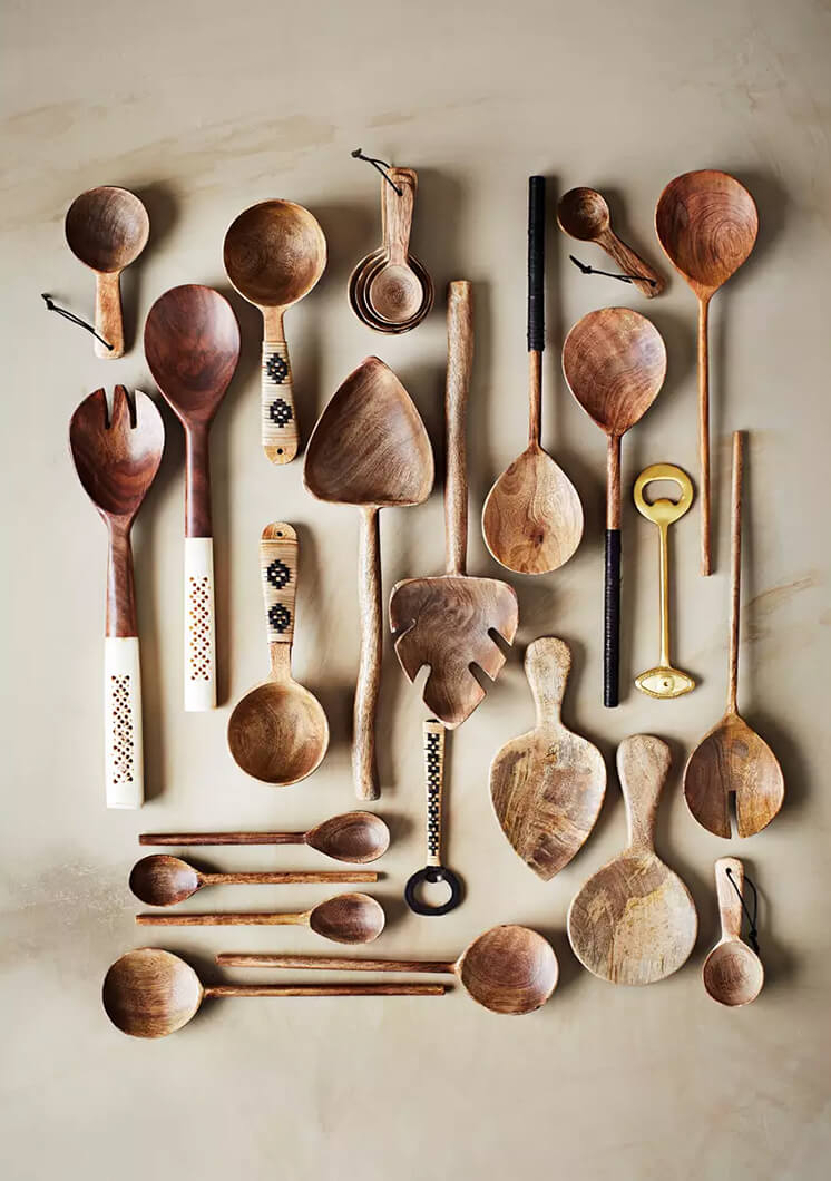 Holzservierlöffel Set "Casa Mango"