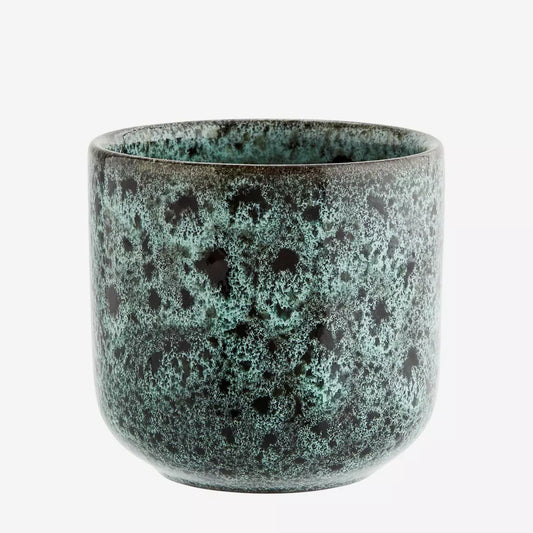 Steingut Tasse "Petrol"