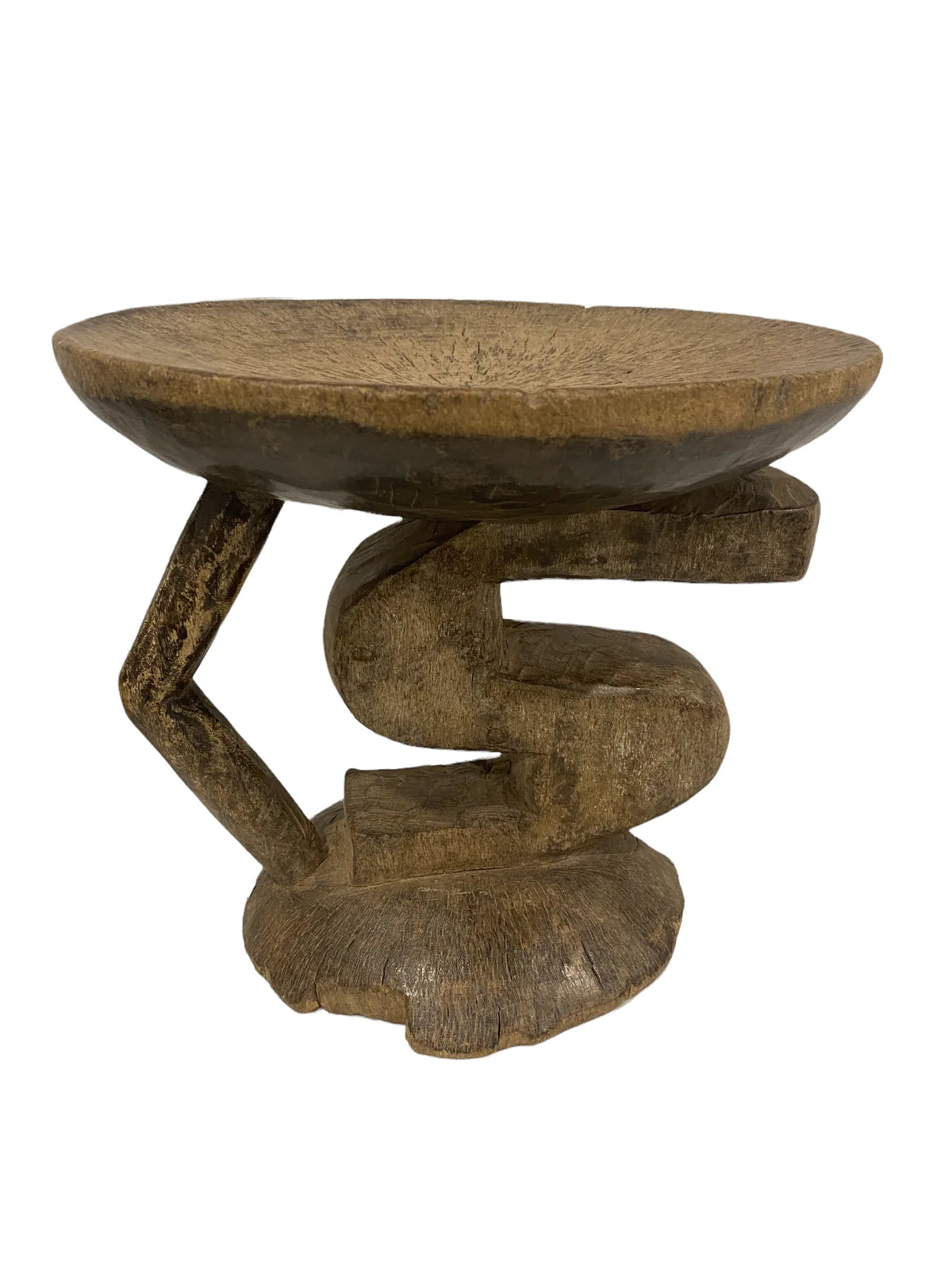 Hocker "Tonga" - handgeschnitzt