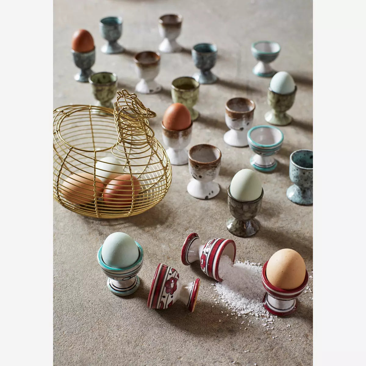Stoneware egg cup